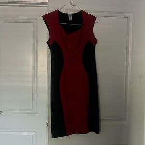 Nice red and black dress good for any occasion